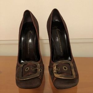 New Brown Suede Shoes by Guiseppe Zanotti